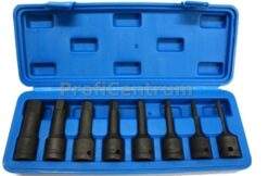 Schlagschraubernüsse-Satz 8-tlg 1/2'' HEX H5-H19 Imbus Steckschlüssel Schlagschraube