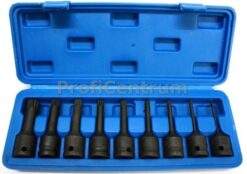 Kraft Schlagschraubernüsse-Satz 9-tlg 1/2'' SPLINE M4-M16 Schlagschraube CR-MO