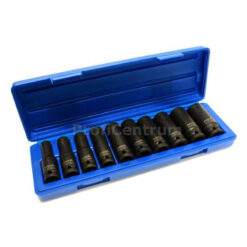 Alternative view of Kraft-Steckschlüssel Einsätze lang Satz 10-tlg 1/2'' 10-24mm