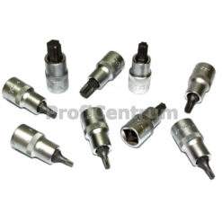 Alternative view of Inbusschlüssel mit Einsatz Imbus TORX Satz 9-tlg 1/2'' T20-T60