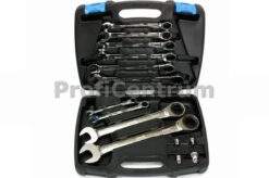 Maul-Ratschenschlüssel Satz 14-tlg 8-24mm Adapter 1/4'' 3/8'' 1/2'' Schlüsselsatz