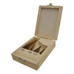 Alternative view of Kegelbohrer-Satz 3-tlg 4-32mm Stufenbohrer Schälbohrer Satz