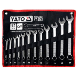 Ring-Maulschlüssel-Satz 12-tlg. 8-24mm Gabelschlüssel