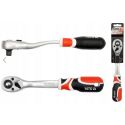 Ratsche gebogen Ratschenschlüssel 1/2'' 72 Zähne 260mm