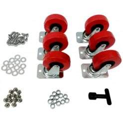 Alternative view of Werkstattliege mit 6 Rädern Montageliege Rollbrett