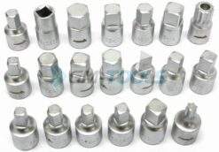 Alternative view of Ölstopfenschlüssel Satz Öldeckel 21-tlg mit Schiebegriff