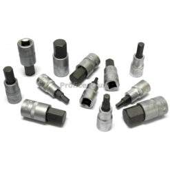 Alternative view of Inbusschlüssel Satz 1/2'' 12-tlg Imbus HEX H5-H22 Steckschlüssel Nuss Einsatz