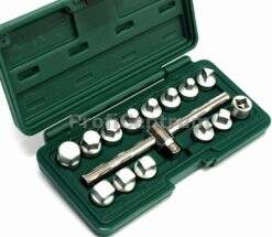 Alternative view of Ölschrauben Öldeckel Steckschlüsseln Satz 15-tlg 3/8'' Ölwannenschlüssel