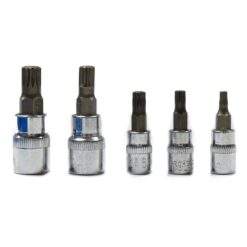 Alternative view of Imbusschlüssel Satz XZN SPLINE 10-tlg. M4-M18 Nüsse 1/2'' 1/4'' 3/8'' Steckschlüssel Einsätze