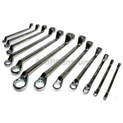 Alternative view of Doppel Ringschlüssel-Satz Einlage Schraubenschlüssel Set gebogen 12-tlg 6-32mm