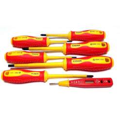 Alternative view of Schraubendreher isoliert 1000V Satz 7-tlg. Kreuz Schlitz + Spannungsprüfer