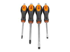 Alternative view of Schraubendreher-Satz Einlage 4-tlg Schraubendreher Kreutz Schlitz in Multi-Box