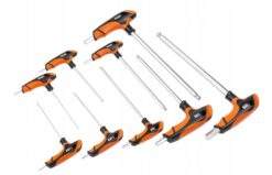 Alternative view of Stiftschlüsselsatz HEX Einlage 9-tlg Lang Kugelkopf mit Handgriff Satz Imbus