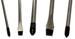 Alternative view of Schraubendrehersatz Einlage 5-tlg 250mm Kreuz Schlitz Schraubendreher