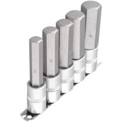 Alternative view of Steckschlüsselsatz Imbus 5-tlg 1/2'' Aufsteckschiene