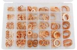 Alternative view of Kupferscheiben Kupferringe Set 580 Stück Unterlegscheiben