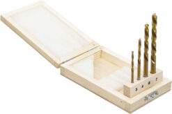 Alternative view of Bohrer-Satz HSS linksschneidend 3-7mm Satz 4-tlg. Spiralbohrer