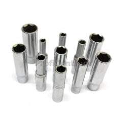 Alternative view of Steckschlüsselsatz lang 1/4'' 4-13mm 11-tlg CR-V Einsätze Satz