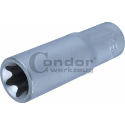 Alternative view of Steckschlüssel Satz 9-tlg. TORX lang E10-E24 1/2'' Einsatz