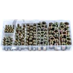 Alternative view of Nietmuttern Sortiment Stahl 150-tlg.