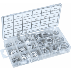 Alternative view of Aluminium Unterlegscheiben Set 450 Stück Dichtringe Sortiment