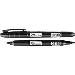 Alternative view of Permanentmarker schwarz 12 Stück wasserfest zweiseitig