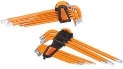 Alternative view of HEX-Schlüsseleinsatz Kugelkopf Stiftschlüsselsatz Imbus 1,5-10mm Torx T10-T50 18-tlg Satz Einsatz Multi-Box