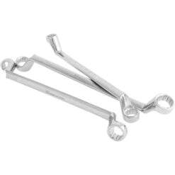 Alternative view of Doppel Ringschlüssel-Satz Schraubenschlüssel Set gebogen 6tlg 6-17mm