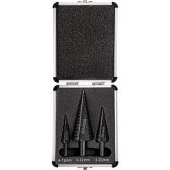 Alternative view of Profi-Stufenbohrer Spiral Schäl Bohrer Metall 3-tlg. Set 4-32mm