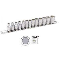 Alternative view of Steckschlüsselsatz 6-Kant 4-14 mm 1/4'' Set 12-tlg.