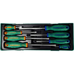 Alternative view of Profi-Schraubendreher Satz 8-tlg Schraubenzieher Kreutz Schlitz