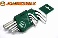 Sechskant Stiftschlüsselsatz 9-tlg 1/16'' - 3/8'' Winkelschraubendrehersatz Inbus