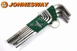 HEX – Lang schlupffrei Stiftschlüsselsatz 9-tlg 1,5 - 10mm Winkelschraubendrehersatz Imbus