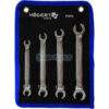 Bremsleitungsschlüssel Leitungsschlüssel Ringschlüssel Satz 8-17 mm Rolltasche 4-tlg