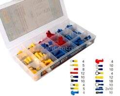 Alternative view of Kabelschuhe Set 160 Stück Quetschverbinder Sortiment Flachstecker