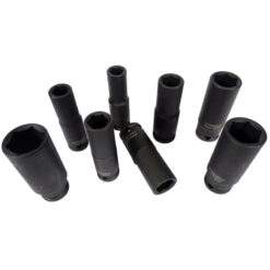 Alternative view of Schlagschrauber Satz 8-tlg. 10-19mm 3/8'' Steckschlüssel Einsätze