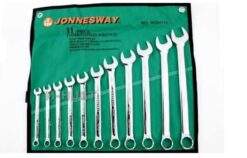 Ring- Maulschlüssel-Satz Zoll 11-tlg Ringschlüssel Gabelschlüssel Schraubenschlüsselsatz