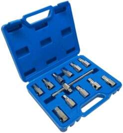 Alternative view of Ölstopfenschlüssel Satz Öldeckel 12-tlg 3/8'' mit Schiebegriff