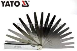 17-Blatt Abstandslehre Fühlerlehre Ventillehre Fühllehre 0,02mm - 1mm