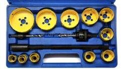 Alternative view of Bohrkronen für Metall und Holz Satz 17-tlg Lochsägen