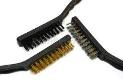 Alternative view of Bürsten-Satz 225 mm 3-tlg. Stahl Nylon Messing