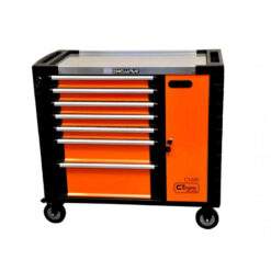 Alternative view of Werkzeugwagen Werkstattwagen 7 Schubladen + Tür Werkzeugkasten