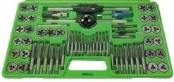 Alternative view of Gewindeschneidesatz 60-tlg M3-M12 + Zoll Schneideisen