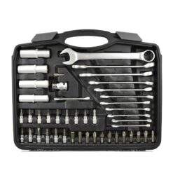 Alternative view of Werkzeugsatz Koffer 1/2'' 1/4'' Satz 94-tlg Steckschlüssel Ratsche Ring-Maulschlüssel