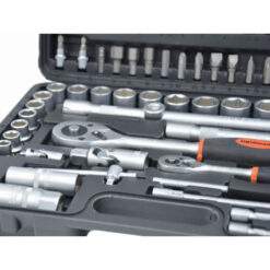 Alternative view of Werkzeugsatz Koffer 1/2'' 1/4'' Satz 108-tlg Steckschlüssel Ratsche Nüsse Gelenk