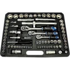 Alternative view of Werkzeugsatz Koffer 1/2'' 1/4'' Satz 138-tlg Steckschlüssel Ratsche Nüsse Gelenk