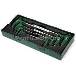 Alternative view of HEX – Lang Kugelkopf Stiftschlüsselsatz 8-tlg mit Handgriff Winkelschraubendrehersatz Imbus