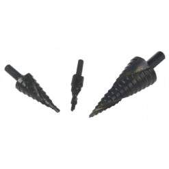 Alternative view of Kegelbohrer-Satz 3-tlg 4-32 mm Stufenbohrer Schälbohrer Satz