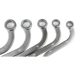 Alternative view of Doppel-Ringschlüssel-Satz 5-tlg. gebogen Type S 10-19mm