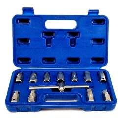 Alternative view of Ölstopfenschlüssel Satz Öldeckel 12-tlg mit Schiebegriff